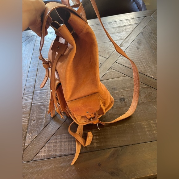 Mexican Leather Backpack - Picture 3 of 6